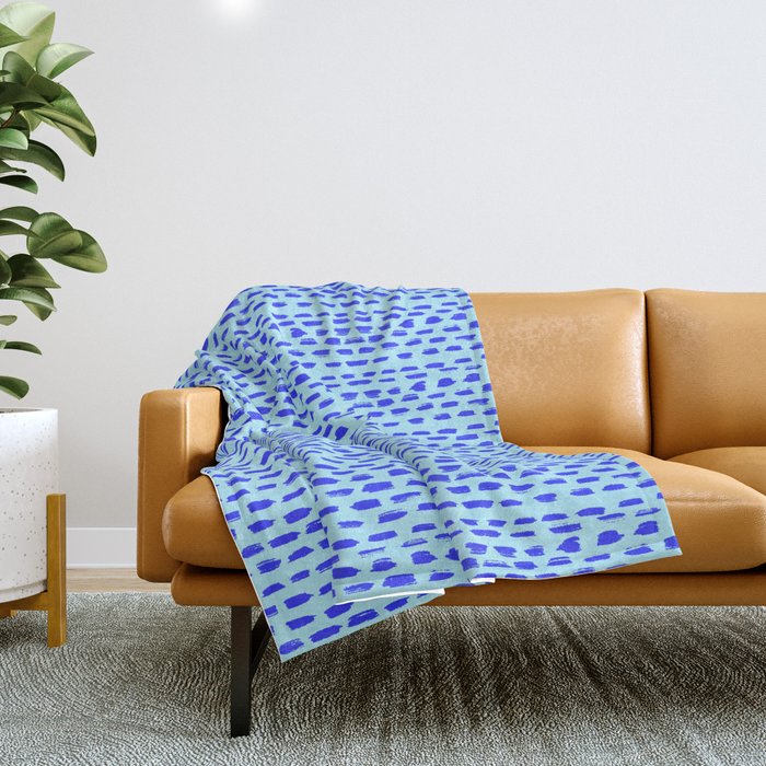 Blue Tides Throw Blanket Gallery Image 1