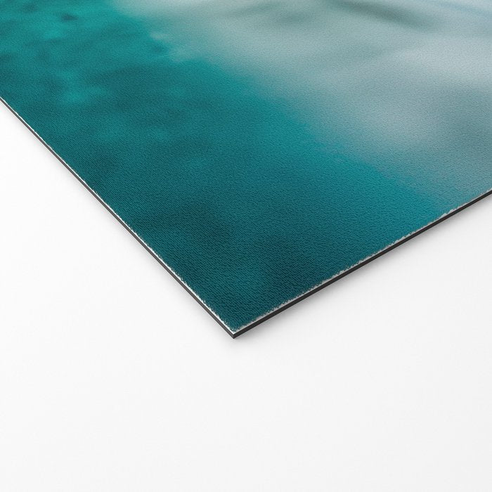 Split View Paradise - Ocean and Palm Tree Wall Art Welcome Mat Gallery Image 2