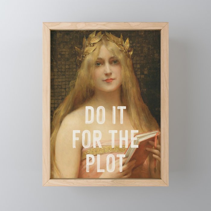 Do It For The Plot Mini Art Print Gallery Image 1
