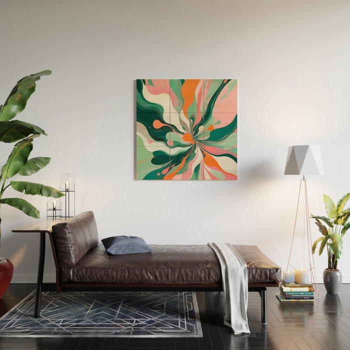 Swirling Wonder Wood Wall Art Gallery Image 2