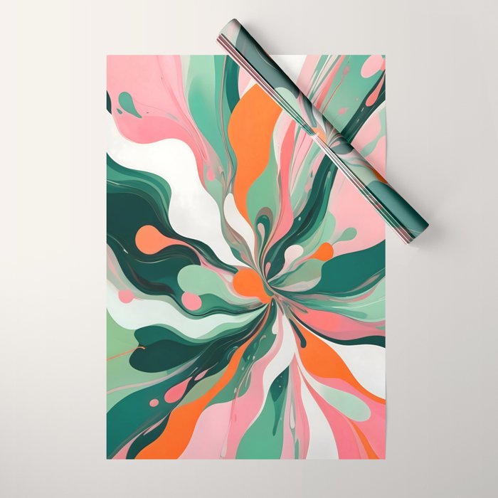 Swirling Wonder Wrapping Paper Gallery Image 1