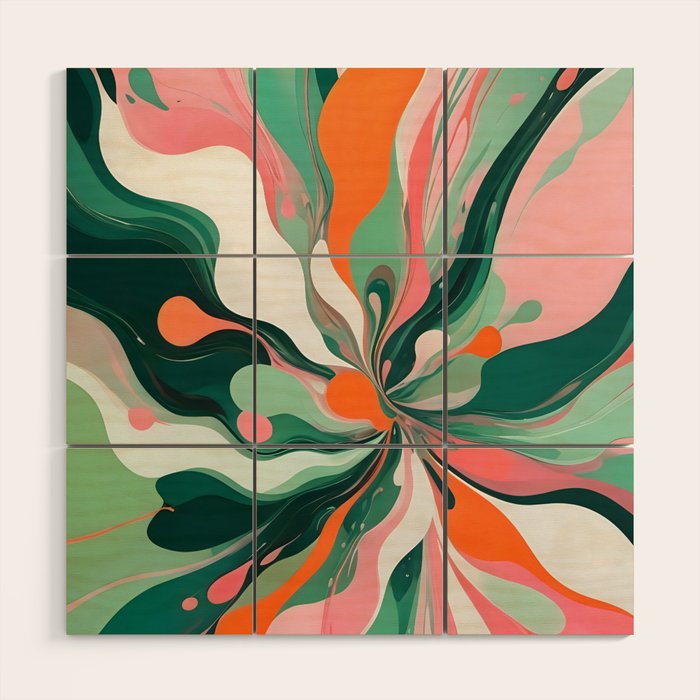 Swirling Wonder Wood Wall Art Gallery Image 1