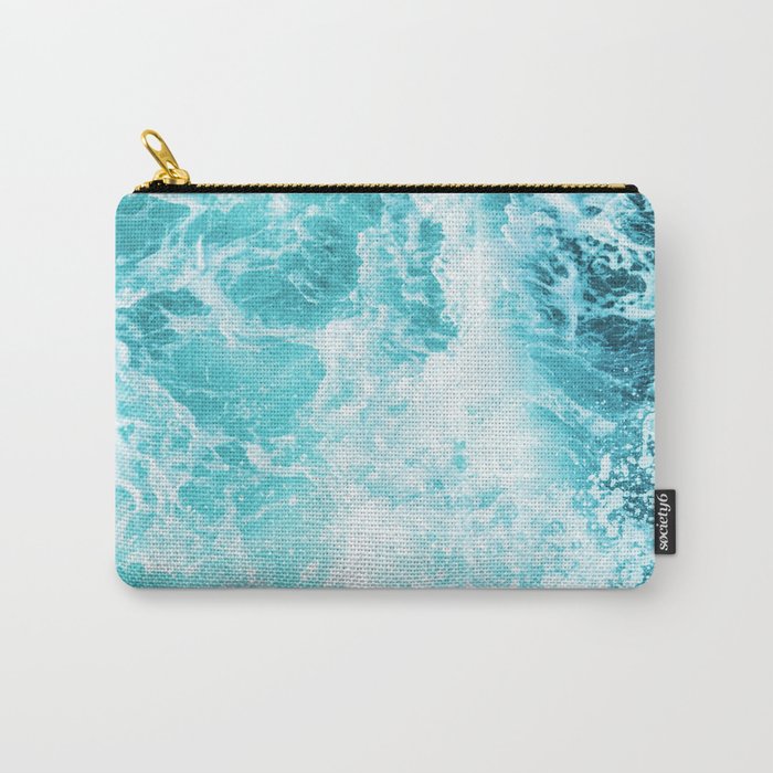 Perfect Sea Waves Carry All Pouch Gallery Image 1
