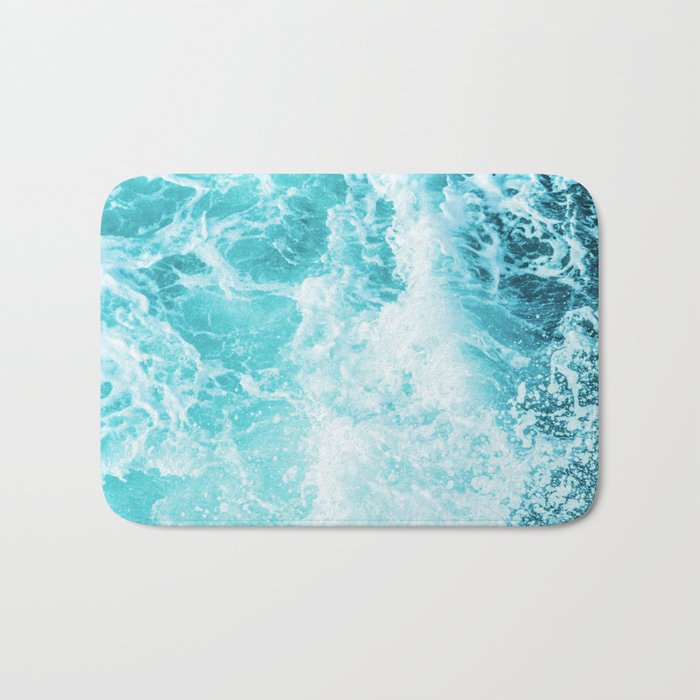 Perfect Sea Waves Bath Mat Gallery Image 1