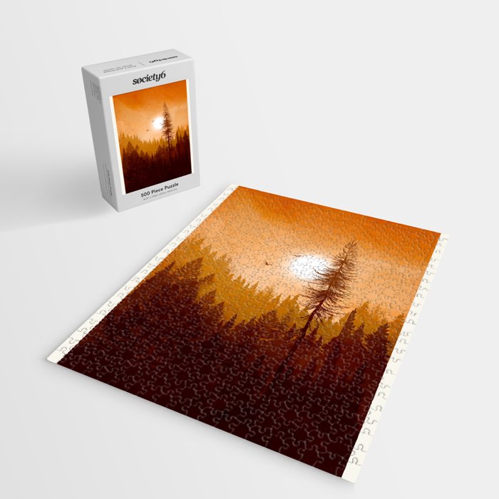 Morning Mountain Mist 1 Jigsaw Puzzle Gallery Image 2