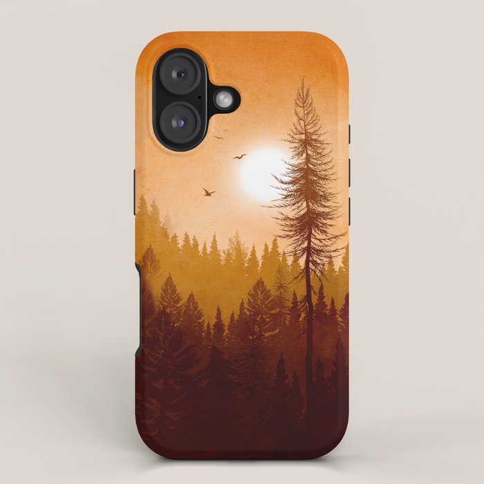 Morning Mountain Mist 1 iPhone Case Gallery Image 1