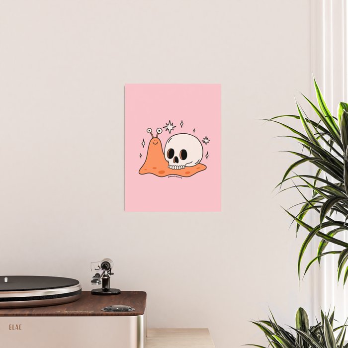 Skull Snail Poster Gallery Image 2