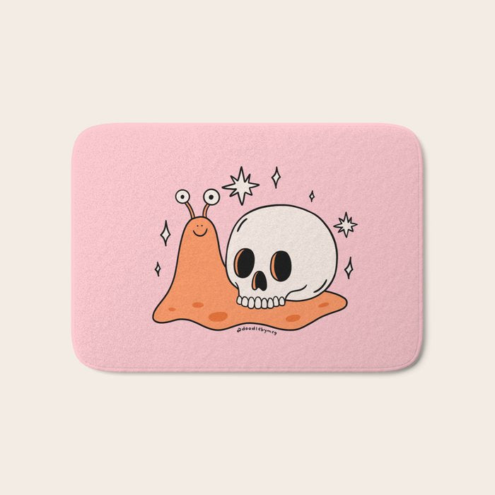 Skull Snail Bath Mat Gallery Image 1