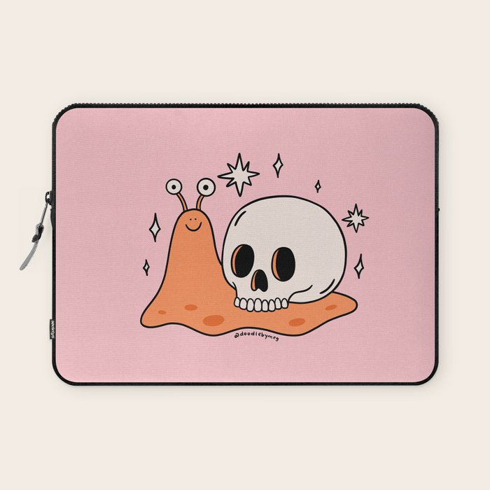 Skull Snail Laptop Sleeve Gallery Image 1