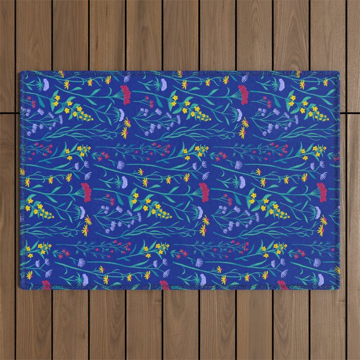 Wildflowers Outdoor Rug Gallery Image 1