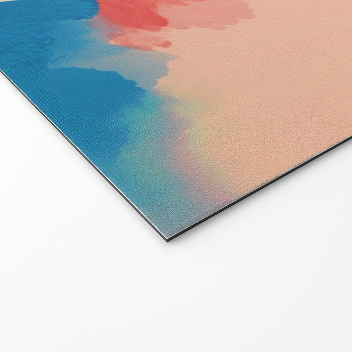 Find Joy. The Abstract Colorful Florals Welcome Mat Gallery Image 2