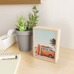 Surf Van I - Vintage Coastal Adventure Print Mini Art Print Gallery Image 2
