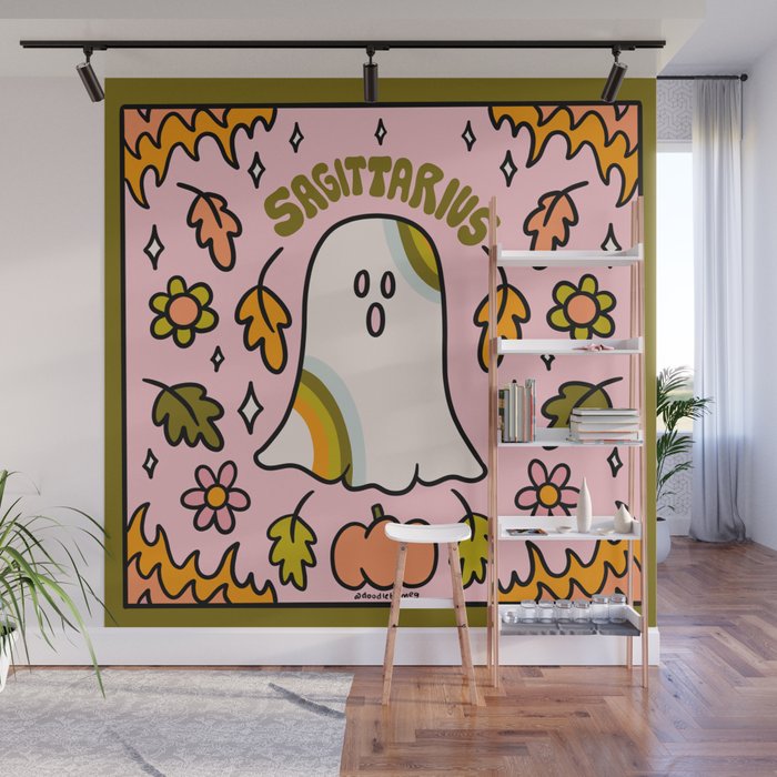 Sagittarius Ghost Wall Mural Gallery Image 1