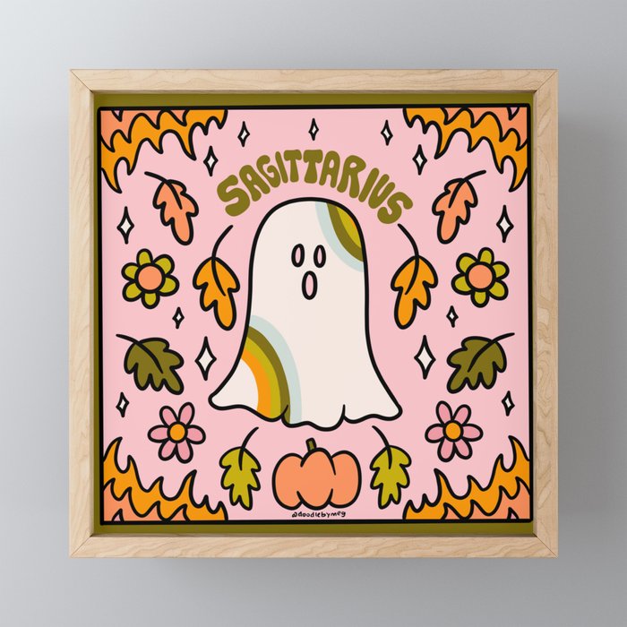 Sagittarius Ghost Mini Art Print Gallery Image 1