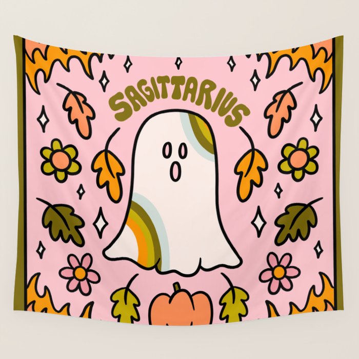 Sagittarius Ghost Wall Tapestry Gallery Image 1