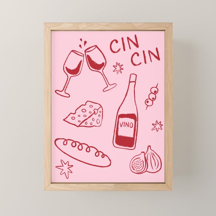 Late Dinner Mini Art Print Gallery Image 1
