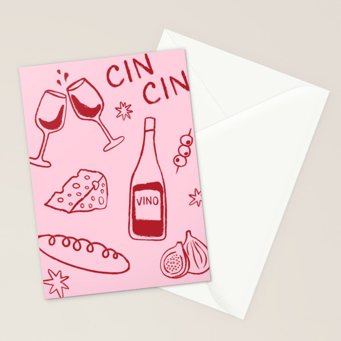 Late Dinner Stationery Card Gallery Image 2