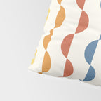 Gwynne Pattern Retro Shapes - Colorful 70's Pillow Sham Gallery Image 4