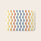 Gwynne Pattern Retro Shapes - Colorful 70's Bath Mat Gallery Image 1