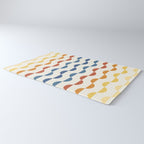 Gwynne Pattern Retro Shapes - Colorful 70's Rug Gallery Image 3