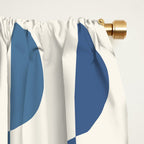 Gwynne Pattern Retro Shapes - Colorful 70's Window Curtain Gallery Image 2