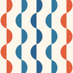 Gwynne Pattern Retro Shapes - Colorful 70's Coffee Mug Gallery Image 2