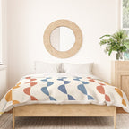 Gwynne Pattern Retro Shapes - Colorful 70's Duvet Cover Gallery Image 3