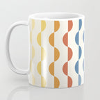 Gwynne Pattern Retro Shapes - Colorful 70's Coffee Mug Gallery Image 3