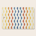 Gwynne Pattern Retro Shapes - Colorful 70's Cutting Board Gallery Image 1