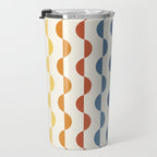 Gwynne Pattern Retro Shapes - Colorful 70's Travel Mug Gallery Image 3
