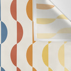 Gwynne Pattern Retro Shapes - Colorful 70's Wall Tapestry Gallery Image 3