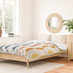 Gwynne Pattern Retro Shapes - Colorful 70's Duvet Cover Gallery Image 2
