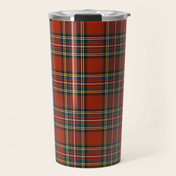 Royal Stewart Tartan Travel Mug Gallery Image 1