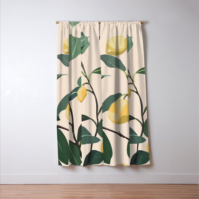 Lemon Window Curtain Gallery Image 3