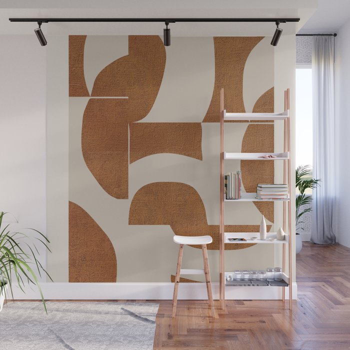 Minimal Geometric Shapes 227 Wall Mural Gallery Image 1