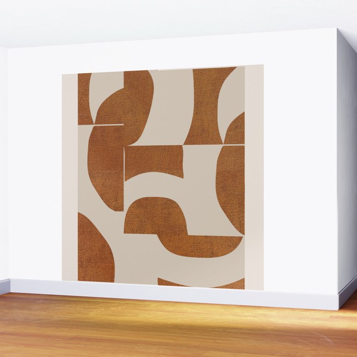 Minimal Geometric Shapes 227 Wall Mural Gallery Image 2