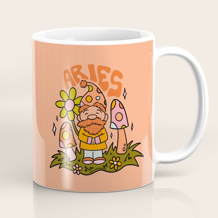 Aries Gnome Coffee Mug Gallery Image 1
