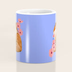 Graceful Fox Among Flowers Coffee Mug Gallery Image 4