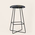 Night sky of stars abstract D Stool Gallery Image 1