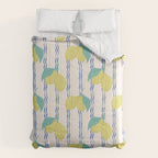 Lemons with Wavy Stripe Comforter Gallery Image 6