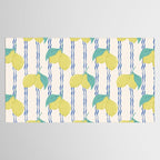 Lemons with Wavy Stripe Tablecloth Gallery Image 2