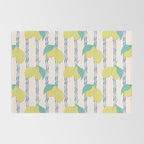 Lemons with Wavy Stripe Rug Gallery Image 2