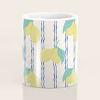 Lemons with Wavy Stripe Coffee Mug Gallery Image 4