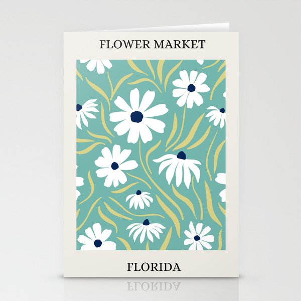 Flower Market Florida Stationery Card Gallery Image 2
