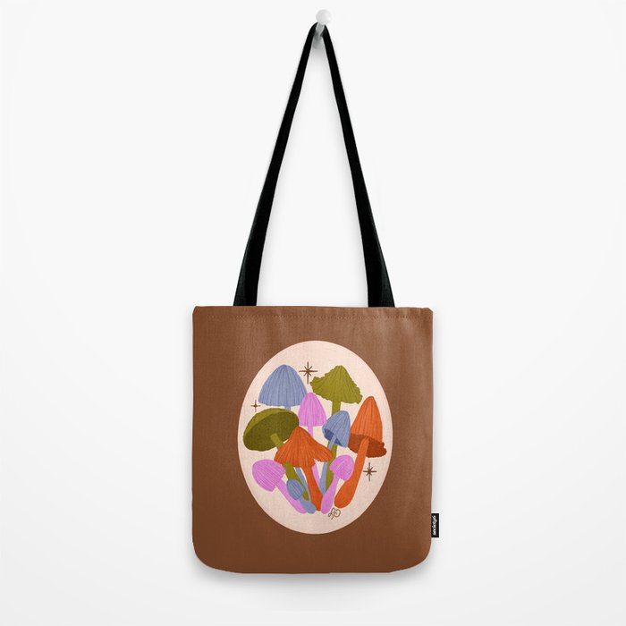 Fun and Funky Mushrooms Tote Bag Gallery Image 2