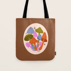 Fun and Funky Mushrooms Tote Bag Gallery Image 1