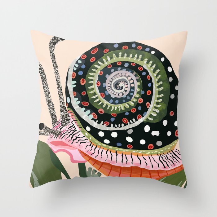 Garden Explorer Throw Pillow Gallery Image 1