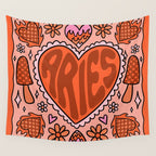 Aries Heart Wall Tapestry Gallery Image 4
