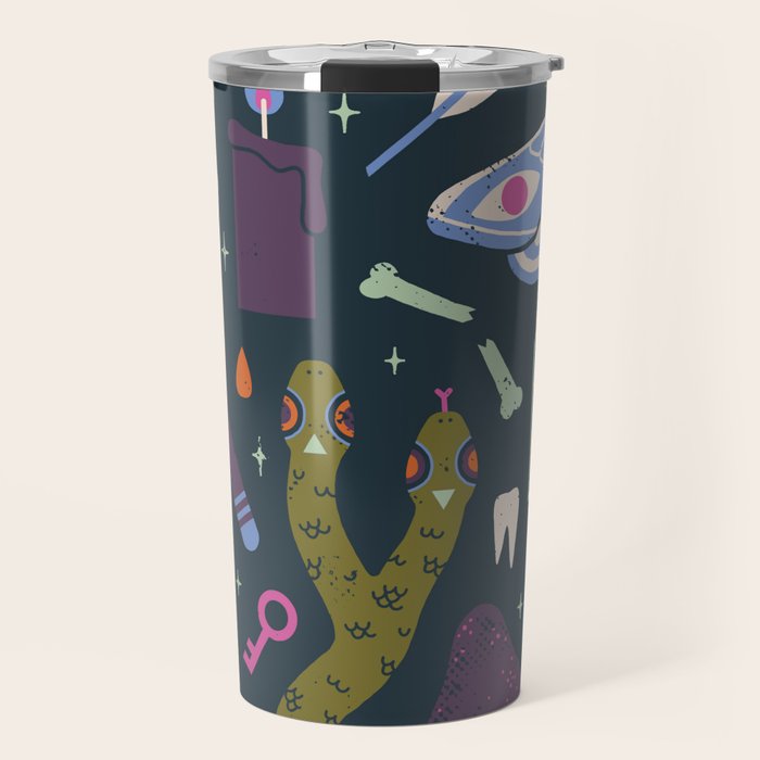 Curiosities Travel Mug Gallery Image 1