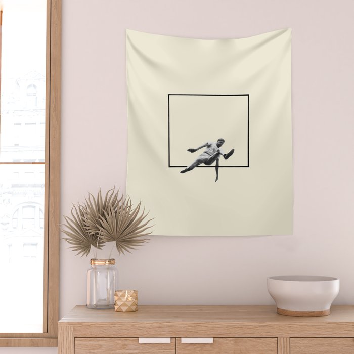 Hurdle (Rectangle) Wall Tapestry Gallery Image 2